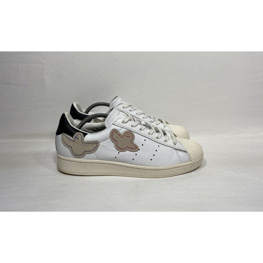 Adidas Superstar Mark Gonzales Shmoo Mens Size 10.5 FW8029 White Ghost Shoes